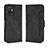 Leather Case Stands Flip Cover Holder BY3 for Vivo iQOO Z6 5G Black