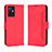 Leather Case Stands Flip Cover Holder BY3 for Vivo T1 5G India Red