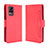 Leather Case Stands Flip Cover Holder BY3 for Vivo V21e 4G Red