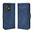 Leather Case Stands Flip Cover Holder BY3 for Vivo V23 5G Blue