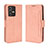 Leather Case Stands Flip Cover Holder BY3 for Vivo V23 5G Pink