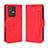 Leather Case Stands Flip Cover Holder BY3 for Vivo V23 5G Red