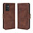 Leather Case Stands Flip Cover Holder BY3 for Vivo V23e 5G Brown