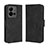 Leather Case Stands Flip Cover Holder BY3 for Vivo V25 5G Black