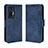 Leather Case Stands Flip Cover Holder BY3 for Vivo X70 5G Blue