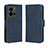 Leather Case Stands Flip Cover Holder BY3 for Vivo X80 Lite 5G Blue