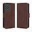 Leather Case Stands Flip Cover Holder BY3 for Vivo Y02A