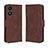 Leather Case Stands Flip Cover Holder BY3 for Vivo Y02S