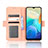 Leather Case Stands Flip Cover Holder BY3 for Vivo Y02S