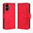 Leather Case Stands Flip Cover Holder BY3 for Vivo Y16 Red