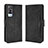 Leather Case Stands Flip Cover Holder BY3 for Vivo Y31 (2021) Black