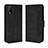 Leather Case Stands Flip Cover Holder BY3 for Vivo Y3s (2021) Black