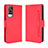 Leather Case Stands Flip Cover Holder BY3 for Vivo Y51A Red