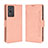 Leather Case Stands Flip Cover Holder BY3 for Vivo Y76s 5G Pink