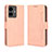 Leather Case Stands Flip Cover Holder BY3 for Vivo Y77 5G Pink