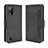 Leather Case Stands Flip Cover Holder BY3 for Wiko Ride 3 Black