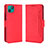 Leather Case Stands Flip Cover Holder BY3 for Wiko T10 Red