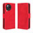 Leather Case Stands Flip Cover Holder BY3 for Xiaomi Civi 3 5G Red