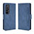 Leather Case Stands Flip Cover Holder BY3 for Xiaomi Mi 10S 5G Blue