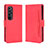 Leather Case Stands Flip Cover Holder BY3 for Xiaomi Mi 10S 5G Red