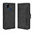 Leather Case Stands Flip Cover Holder BY3 for Xiaomi POCO C31 Black