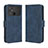 Leather Case Stands Flip Cover Holder BY3 for Xiaomi Poco C40 Blue