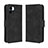 Leather Case Stands Flip Cover Holder BY3 for Xiaomi Poco C51 Black