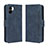 Leather Case Stands Flip Cover Holder BY3 for Xiaomi Poco C51 Blue