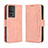 Leather Case Stands Flip Cover Holder BY3 for Xiaomi Poco F5 Pro 5G Pink