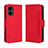 Leather Case Stands Flip Cover Holder BY3 for Xiaomi Poco M4 5G Red