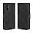 Leather Case Stands Flip Cover Holder BY3 for Xiaomi Poco M5 4G Black