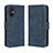 Leather Case Stands Flip Cover Holder BY3 for Xiaomi Poco M5 4G Blue