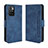 Leather Case Stands Flip Cover Holder BY3 for Xiaomi Redmi 10 4G Blue