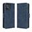 Leather Case Stands Flip Cover Holder BY3 for Xiaomi Redmi 12C 4G Blue