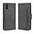 Leather Case Stands Flip Cover Holder BY3 for Xiaomi Redmi 9i Black