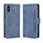 Leather Case Stands Flip Cover Holder BY3 for Xiaomi Redmi 9i Blue