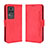 Leather Case Stands Flip Cover Holder BY3 for Xiaomi Redmi K40S 5G Red