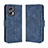 Leather Case Stands Flip Cover Holder BY3 for Xiaomi Redmi K50i 5G Blue