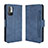 Leather Case Stands Flip Cover Holder BY3 for Xiaomi Redmi Note 10 5G Blue
