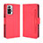 Leather Case Stands Flip Cover Holder BY3 for Xiaomi Redmi Note 10 Pro Max Red