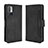 Leather Case Stands Flip Cover Holder BY3 for Xiaomi Redmi Note 10T 5G Black