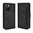 Leather Case Stands Flip Cover Holder BY3 for Xiaomi Redmi Note 11 4G (2021) Black