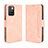 Leather Case Stands Flip Cover Holder BY3 for Xiaomi Redmi Note 11 4G (2021) Pink