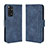 Leather Case Stands Flip Cover Holder BY3 for Xiaomi Redmi Note 11 4G (2022) Blue