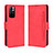 Leather Case Stands Flip Cover Holder BY3 for Xiaomi Redmi Note 11 5G Red