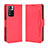 Leather Case Stands Flip Cover Holder BY3 for Xiaomi Redmi Note 11 Pro+ Plus 5G Red