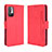 Leather Case Stands Flip Cover Holder BY3 for Xiaomi Redmi Note 11 SE 5G Red