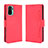 Leather Case Stands Flip Cover Holder BY3 for Xiaomi Redmi Note 11 SE India 4G Red