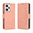 Leather Case Stands Flip Cover Holder BY3 for Xiaomi Redmi Note 12 Pro 5G Pink