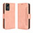 Leather Case Stands Flip Cover Holder BY3 for Xiaomi Redmi Note 12S Pink